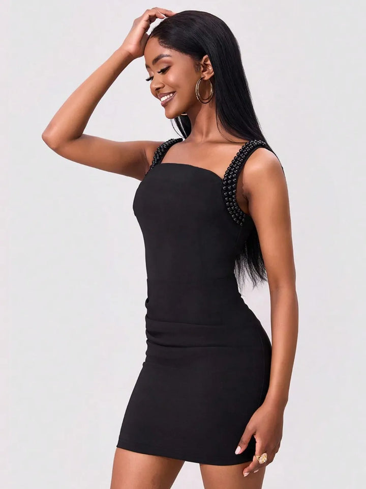 Beaded Wrap Evening Formal Dress – Modevelle