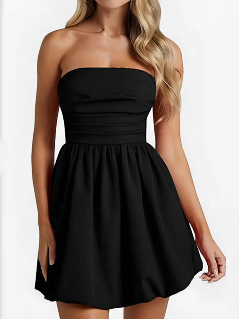 Ruched Bodycon Mini Dress – Modevelle